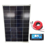 Painel Placa Solar 100w 18vcc +