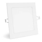 Painel Plafon Embutir Quadrado 12w Luminaria