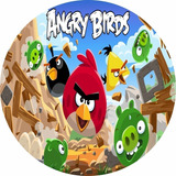 Painel Redondo Angry Birds 1,50 1,50