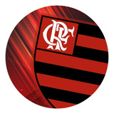 Painel Redondo Flamengo Em Tecido Sublimado
