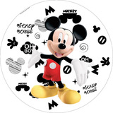 Painel Redondo Sublimado Tecido 1,5x1,5 Mickey
