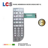 Painel Teclado De Membrana Forno Microondas Electrolux Mef41