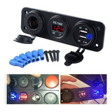 Painel Voltímetro Bateria Usb Van Kombi Motor Home 