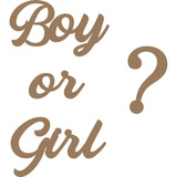 Palavra Boy Or Girl ? Mdf