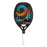 Paleta//raqueta Beach Tenis Compass Touch 3k Em Fibra De Carbono