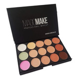 Paleta De Base Corretivo 15 Cores Maquiagem Profissional