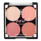 Paleta De Blush Baring Bare Rk By Kiss 4 Cores