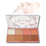Paleta De Contorno, Blush E Iluminador Marble - Mylife