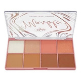 Paleta De Contorno Blush Iluminador Marble Mylife Cor Do Blush Rosa