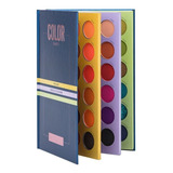 Paleta De Sombra Colorida De 72 Cores Estilo De Livro De 3 C