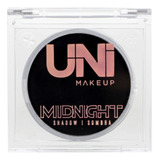 Paleta De Sombra Super Preta Midnight Unimakeup Cor Da Sombra Preto