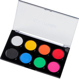 Paleta De Sombras Coloridas 8 Cores Cor Da Sombra Multicores