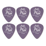 Palheta Dunlop Gator Grip 0,71mm Delrin Roxa 6 Unidades
