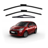 Palheta Limpador Dianteiro + Traseiro Citroen C3 2014 A 2020