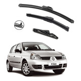 Palheta Limpador Parabrisa Silcione Chuva Renault Clio 99 17