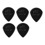 Palheta Nylon Jazz Iii Preta Kit C/5
