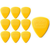 Palheta Nylon Midi 0,80mm Amarela Pacote Com 10