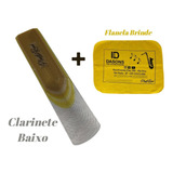 Palheta Plastireed Clarone Baixo Harmony Nº3½ (som De Bambu)