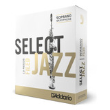 Palheta Sax Soprano 3m (10 Unidades) D'addario Select Jazz