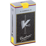 Palhetas Vandoren V12 Para Clarinete (caixa Com 10) - N° 3,5