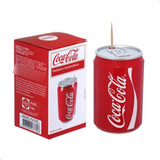 Paliteiro Automatico Porta Palito Dente Coca Cola 9x5,5cm
