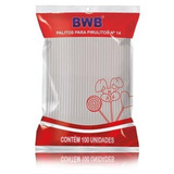 Palito Plástico P/ Pirulito Roliço N °14 Transparente Pet