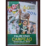 Palmeiras Enea Campeão Brasileiro 2016 Revista Poster Placar