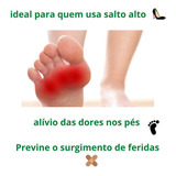 Palmilhas Apoio Plantar Protetor Metatarso Anti Impacto Gel