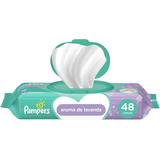 Pampers Lenços Umedecidos Para Bebês Aroma De Lavanda 48 Unidades