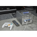 Panasonic Q Nintendo Game Cube Japonês - Console Funcionando 100% - Com Controle Remoto E Controle De Jogo Novíssimo - Colecionador