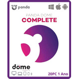 Panda Antivirus Dome Complete - 1 Ano 20 Dispositivos