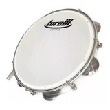 Pandeiro 10 Torrelli Corpo Abs Branco Pele Nylon Tp309 - Torelli