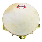 Pandeiro Contemporânea 10'' De Choro Madeira Pele Couro 25c