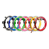 Pandeiro Infantil Luen Junior Aro 8 Abs Pele Cristal
