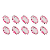 Pandeiro Luen 8 Junior Aro Abs Rosa Pele Cristal - 10 Peças