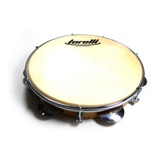 Pandeiro Profissional Tp300 10 Pele Couro Aro Abs Torelli