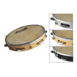 Pandeiro Torelli Tp300 10 Pele Couro Animal Aro Abs Cores