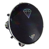 Pandeiro Vip 10 Pele Holografica Diamante