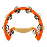 Pandeirola Em Policarbonato Meia Lua Laranja Neon Liverpool