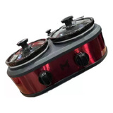 Panela C/ 2 Cubas Rechaud Elétrico Duplo Buffet Slow Cooker