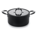 Panela Caçarola 30cm Com Tampa Antiaderente - Multiflon Cor Preto
