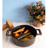 Panela Caçarola Ferro Antiga D Vovó 26 Cm Culinaria Gourmet