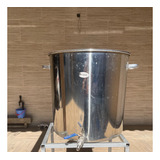 Panela Caldeirão Aço Inox 70 Litros Com Válvula 