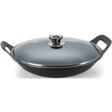 Panela De Ferro Fundido Grande 5l Carnes Risoto Paella Wok