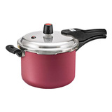 Panela De Pressão 4,5 Litros Teflon Cereja Premium - Panelux