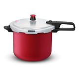 Panela De Pressão 7,6 Litros Segura Vermelha Rochedo
