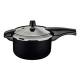 Panela De Pressão Preta 24cm 6l Vancouver Effect Tramontina