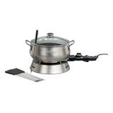 Panela Elétrica De Fondue Cuisinart 1000w 127v Aço Escovado