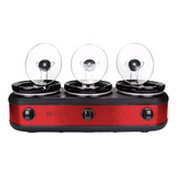 Panela Elétrica Triplo Buffet 3 Cubas C/ 2,4 L Inox - 110 V