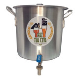 Panela Fabricação Vela Aromática Parafina 8,3 Lts Torneira